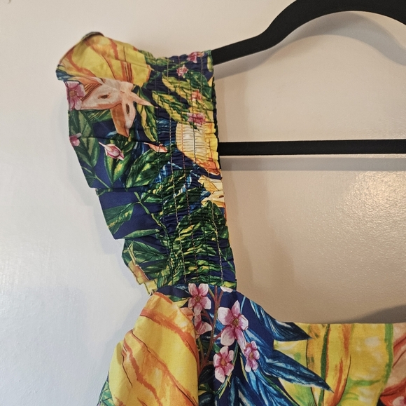 Farm Rio Capirinha Tropical Print Mini Dress XL - Picture 4 of 9